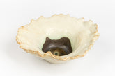 Bloom Aqua Heart Bowl Ivory Deep Plate